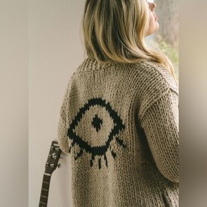 Jackson Rowe eye see you cardigan